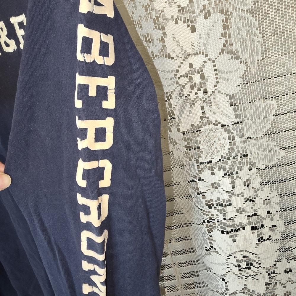 A&F Abercrombie & Fitch Long Sleeve Mens Shirt, Muscle, Medium - Picture 4 of 7